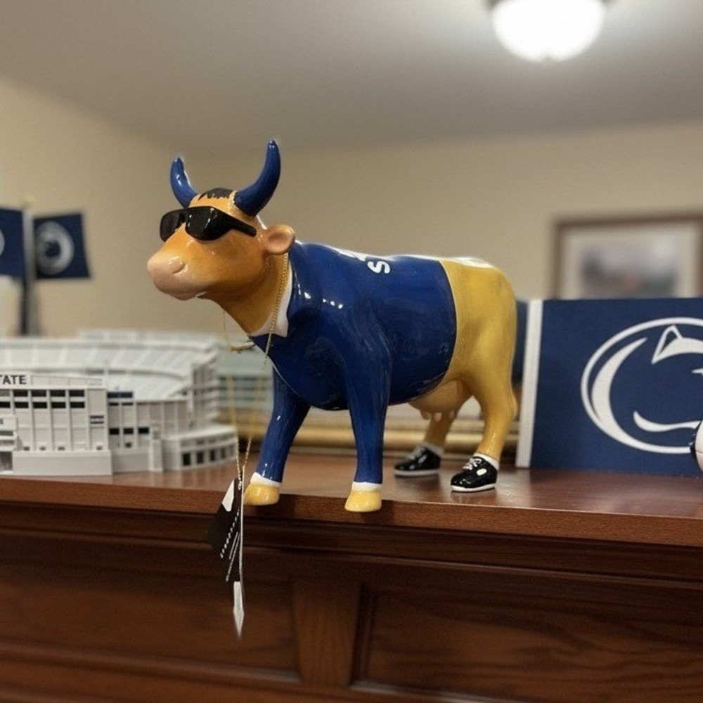Cow Parade Joe-pa Figurine, Westland Giftware, Collectible #6530, Box/Tag